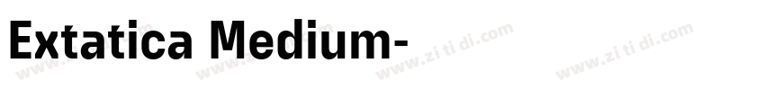 Extatica Medium字体转换